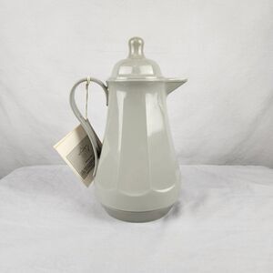 G.L.M. Touch n Serve Thermal Carafe Picnic Portable Teapot Gray Insulated 32 oz